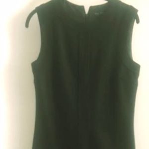 Black Zara wool shift dress